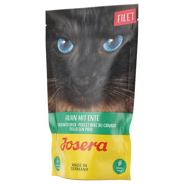 12 + 4 gratis! 16 x 70 g / 80 g / 85 g Josera - Filet: Huhn mit Ente (16 x 70 g)