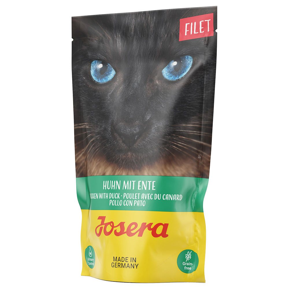 12 + 4 gratis! 16 x 70 g / 80 g / 85 g Josera - Filet: Huhn mit Ente (16 x 70 g)