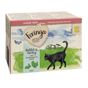 Feringa Classic Meat Menü Schale 6 x 100 g - Kaninchen & Truthahn