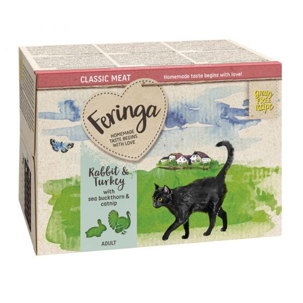 Feringa Classic Meat Menü Schale 6 x 100 g - Kaninchen & Truthahn
