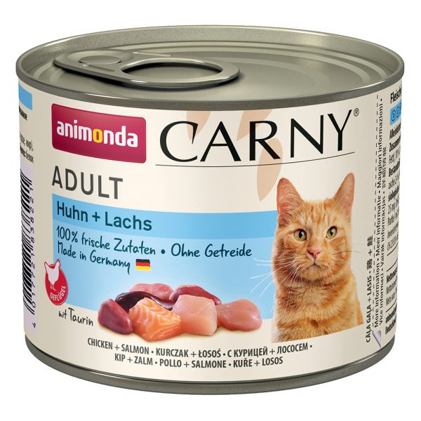 Sparpaket Animonda Carny Adult 24 x 200 g - Huhn & Lachs