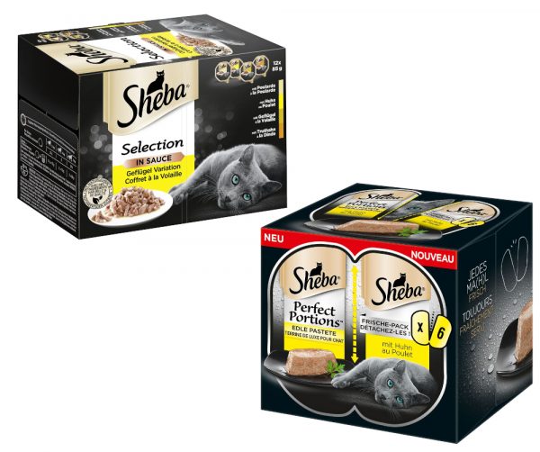48 x 85 g Sheba Varietäten Schälchen + 48 x 37