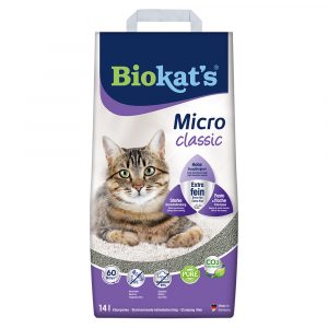 Biokat's Micro Classic Katzenstreu Sparpaket 2 x 14 l