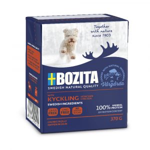 Sparpaket Bozita Häppchen in Gelee 12 x 370 g Huhn