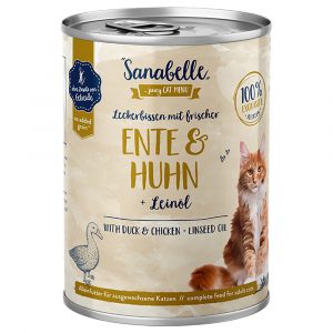 Sanabelle All Meat 6 x 400 g - Ente & Huhn