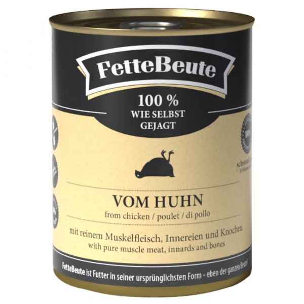 Sparpaket FetteBeute 12 x 800 g - Huhn