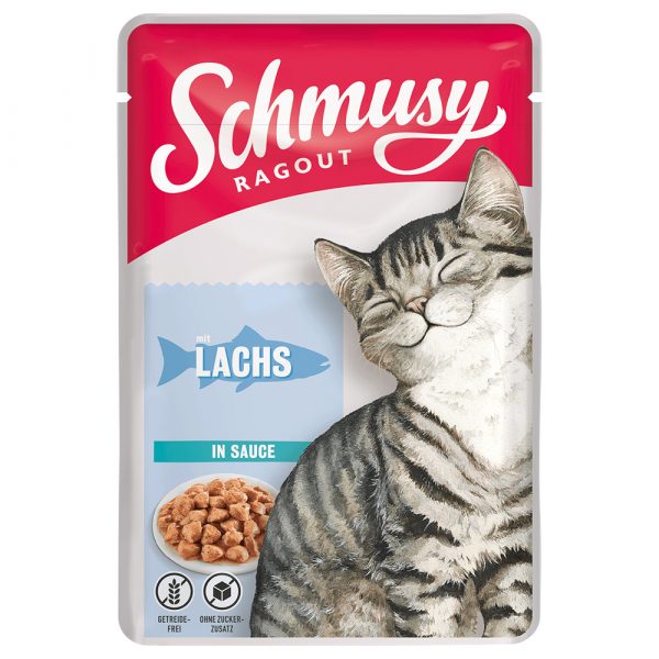 Schmusy Ragout in Sauce 22 x 100 g - Lachs