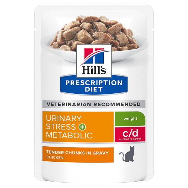 Hill's Prescription Diet c/d Multicare Stress + Metabolic mit Huhn - 12 x 85 g