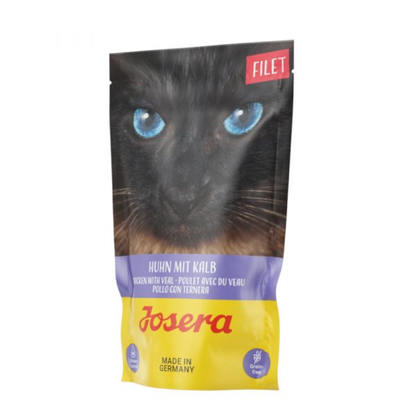 12 + 4 gratis! 16 x 70 g / 80 g / 85 g Josera - Filet: Huhn mit Kalb (16 x 70 g)