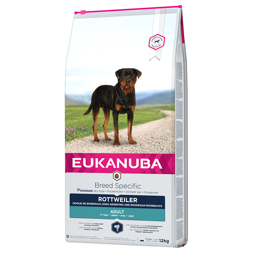 Eukanuba Adult Breed Specific Trockenfutter zum Sonderpreis! - Rottweiler (12 kg)