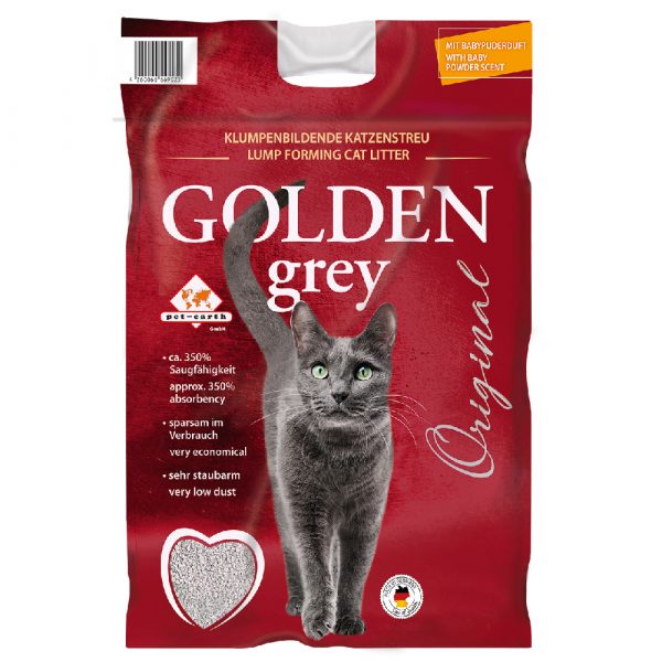 Golden Grey Katzenstreu - Sparpaket 2 x 14 kg