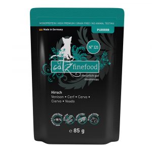 catz finefood Purrrr Pouch 8 x 85 g - No. 121 Hirsch