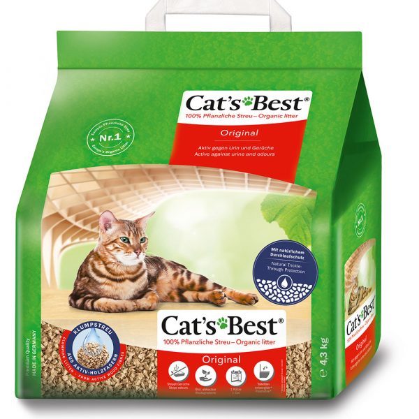 10 l Cat's Best Original Katzenstreu zum Sonderpreis! - 10 l (ca. 4