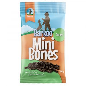Sparpaket Barkoo Mini Bones (semi-moist) 4 x / 8 x 200 g - mit Pansen 4 x 200g