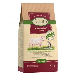 10 / 15 kg Lukullus Naturkost zum Sonderpreis - Adult Charolais-Rind & Forelle 10 kg