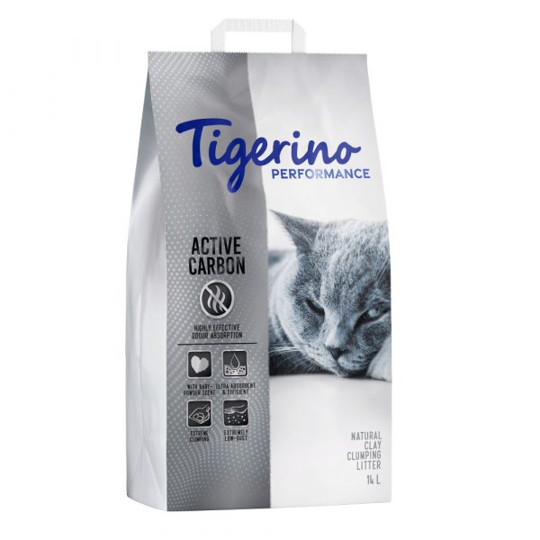 Tigerino Special Care / Performance Katzenstreu - Active Carbon -Sparpaket 2 x 14 l