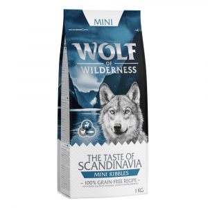 Wolf of Wilderness Mini - "The Taste Of" - getreidefrei - 1 kg Scandinavia - Rentier
