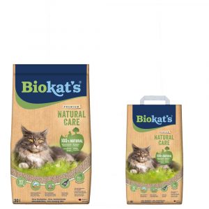 30 L + 8 L gratis! 38 L Biokat's Natural Care Katzenstreu - 38 L