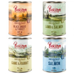 Purizon Adult 6 x 400 g - Neu: Mixpaket 4 Sorten