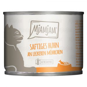 MjAMjAM 6 x 200 g - saftiges Huhn an leckeren Möhrchen