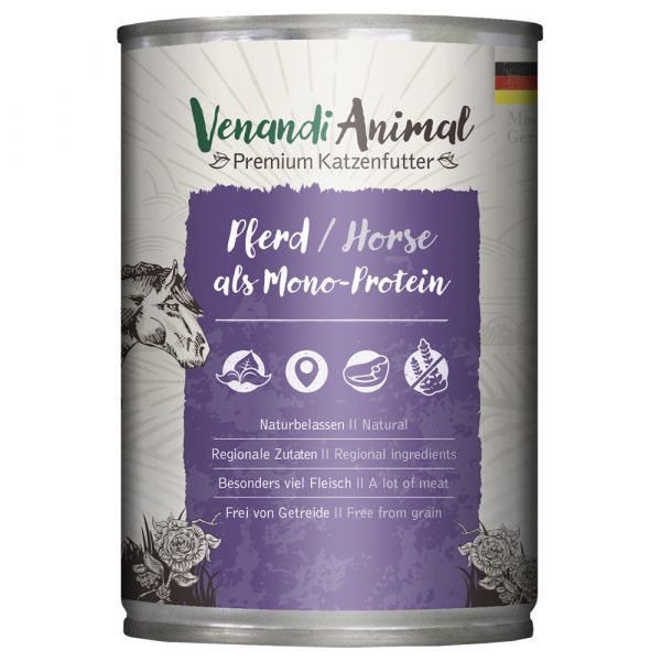 Venandi Animal Monoprotein 6 x 400 g - Pferd