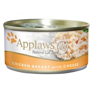 Applaws Mischfütterung: Trocken- & Nassfutterpaket - 2 kg Adult Huhn mit Lamm + 6 x 156 g Hühnchenbrust & Käse