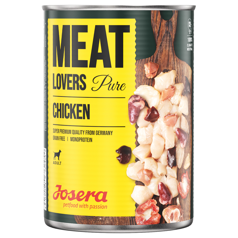 5 + 1 gratis! 6 x 800 g Josera Meatlovers - Pure: Huhn
