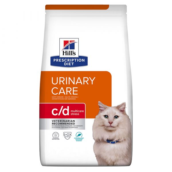 Hill's Prescription Diet c/d Multicare Stress Urinary Care mit Meeresfisch - Sparpaket: 2 x 8 kg