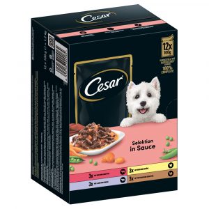 Cesar Portionsbeutel Nassfutter zum Sonderpreis! - Selektion in Sauce 12 x 100 g