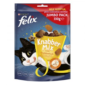 Felix Leckerlis zum Sonderpreis! - KnabberMix Dreikäsehoch (330 g)