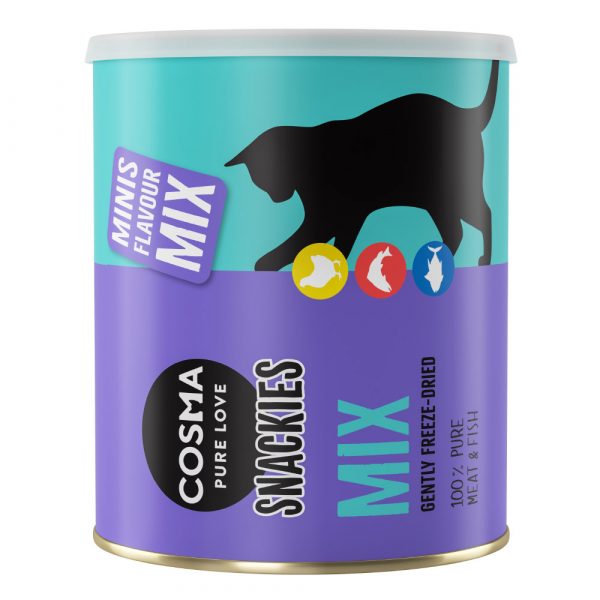 2 + 1 gratis! Cosma Snackies und Cosma Snackies XXL Maxi Tube Minis Mix 3 Sorten (390 g)