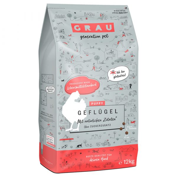 GRAU Puppy Geflügel - 2 x 12 kg