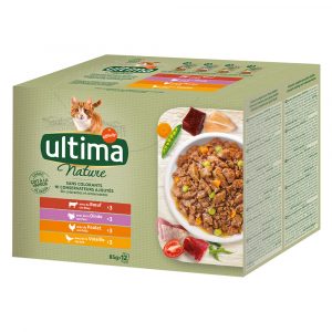 40 + 8 gratis! 48 x 85 g Ultima - Nature Fleischvariation (Rind