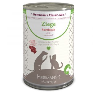 Herrmann´s Fleisch Reinfleisch Einzeldosen 1 x 400 g - Ziege Pur