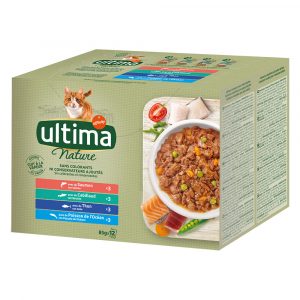 40 + 8 gratis! 48 x 85 g Ultima - Nature Fischauswahl (Lachs