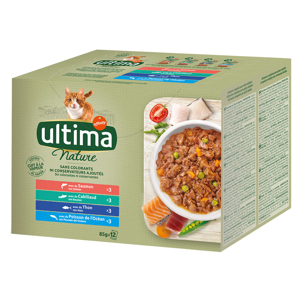 Ultima Nature - 96 x 85 g Fischauswahl (Lachs