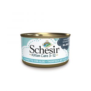 Schesir Kitten in Gelee Thunfisch mit Aloe 6 x 85 g