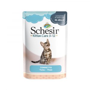 Schesir Jelly Pouch 6 x 85 g - Kitten Thunfisch