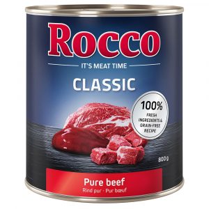 Sparpaket Rocco Classic 24 x 800 g zum Sonderpreis! - Rind pur