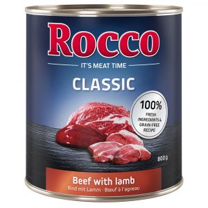 Sparpaket Rocco Classic 24 x 800 g zum Sonderpreis! - Rind mit Lamm