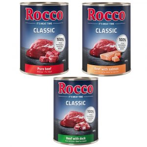 Sparpaket Rocco Classic 12 x 400 g - Exklusiv-Mix: Rind pur
