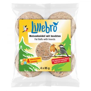 Lillebro Meisenknödel mit Insekten - 4 x 340 g