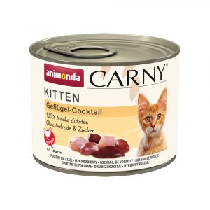 Sparpaket Animonda Carny Kitten 24 x 200 g - Geflügel-Cocktail