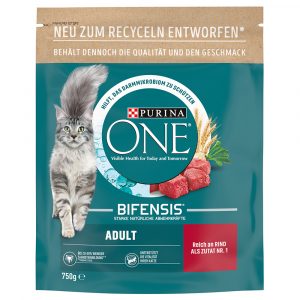 Purina ONE Adult Rind & Vollkorngetreide - Sparpaket: 2 x 750 g