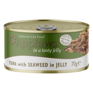 Sparpaket Applaws in Jelly 24 x 70 g - Thunfisch mit Meeresalgen
