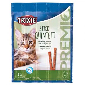 Trixie PREMIO Stick Quintett - mit Geflügel & Leber (10 x 5 g)