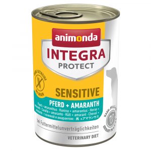 Animonda Integra Protect Sensitive Dose - Sparpaket: 24 x 400 g Pferd + Amaranth