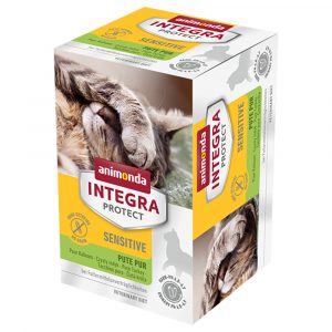 Sparpaket Animonda Integra Protect Adult Sensitive 24 x 100 g Schale - Pute Pur