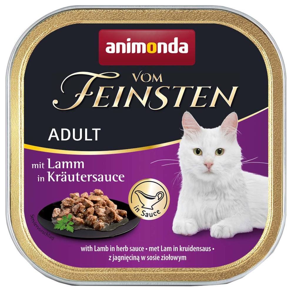 Megapack Animonda vom Feinsten Adult NoGrain in Sauce 36 x 100 g - Lamm in Kräutersauce