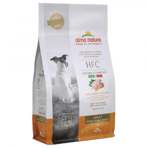 Almo Nature HFC Adult Hund XS-S Huhn - Sparpaket: 2 x 1